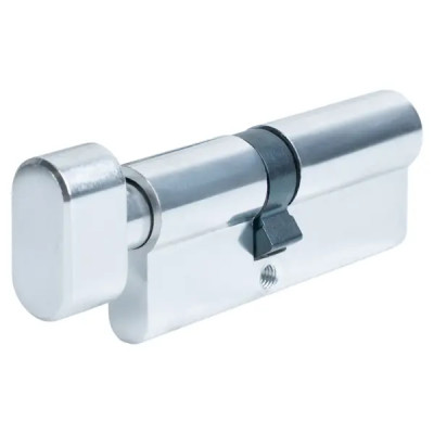 Цилиндр EDS-CYL 35x45 мм ключ/вертушка цвет хром
