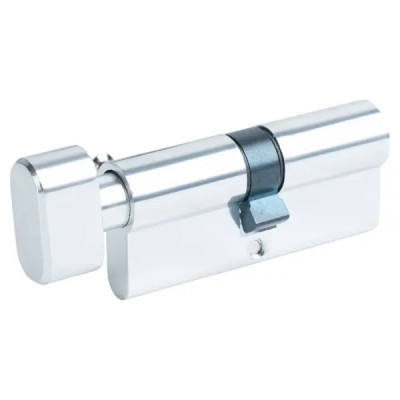 Цилиндр EDS-CYL 35x35 мм ключ/вертушка цвет хром