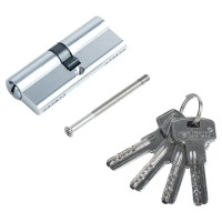 Цилиндр EDS-CYL 40x40 мм ключ/ключ цвет хром