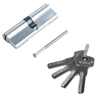 Цилиндр EDS-CYL 45x45 мм ключ/ключ цвет хром