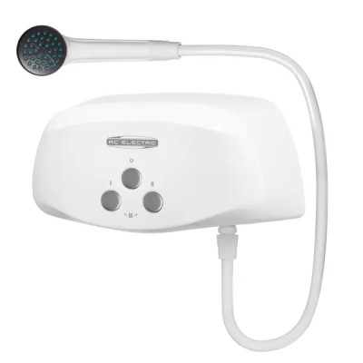 Проточный водонагреватель электрический AC Electric IWH 3.5 S 3.5 кВт серый с душевой лейкой