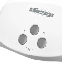 Проточный водонагреватель электрический AC Electric IWH 3.5 S 3.5 кВт серый с душевой лейкой