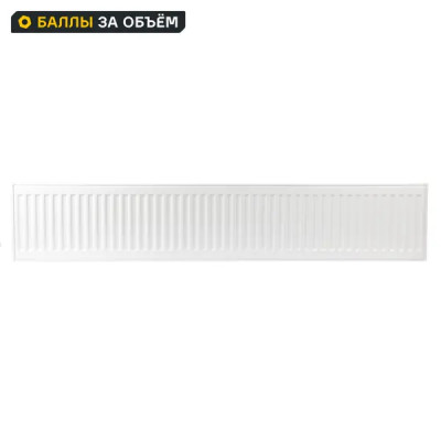 Радиатор панельный Neolaser Compact 22 300x1600 боковое подключение сталь белый