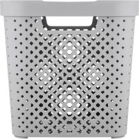 Корзина для хранения Plast Team Mien 31x30x31 см полипропилен цвет серый
