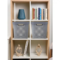 Корзина для хранения Plast Team Mien 31x30x31 см полипропилен цвет серый