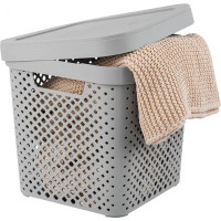 Корзина для хранения Plast Team Mien 31x30x31 см полипропилен цвет серый