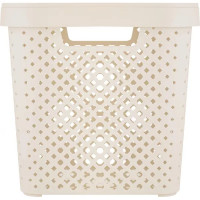 Корзина для хранения Plast Team Mien 31x30x31 см полипропилен цвет молочный