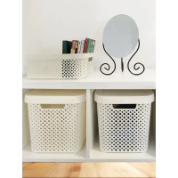 Корзина для хранения Plast Team Mien 31x30x31 см полипропилен цвет молочный