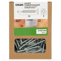 Саморезы универсальные Dilwis 4x50 мм 150 шт.