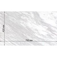 Панель ПВХ Вигария серый 420x700x3.6 мм 2.058 м² (7 шт.)