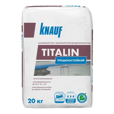 Наливной пол Knauf Титалин 20 кг