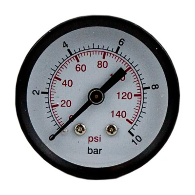 Манометр аксиальный Посейдон 10 бар корпус 52 мм 1/4\