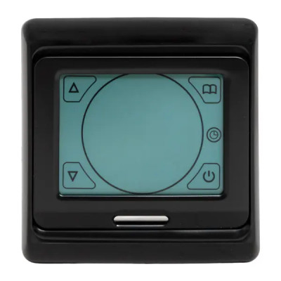 Термостат для теплого пола EKF электронный программируемый16 А цвет черный