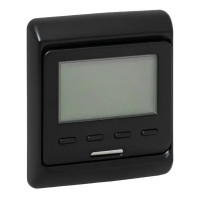 Термостат для теплого пола EKF электронный программируемый цвет черный