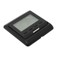 Термостат для теплого пола EKF электронный программируемый цвет черный