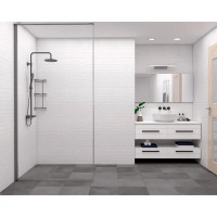 Панель ПВХ Venta Кирпич светлый 2700x375x8 мм 1.0125 м²