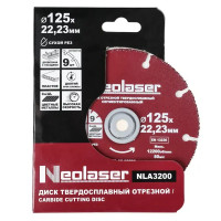 Диск отрезной универсальный тип 41 Neolaser NLA3200 125x22.2x2.2 мм