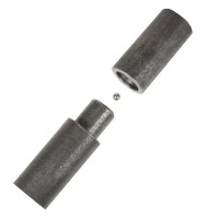 Петля гаражная с шаром 30x140 мм цвет черный