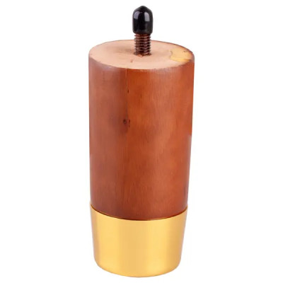 Мебельная ножка круглая ⌀48 мм высота 100 мм золото