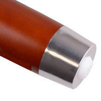 Мебельная ножка круглая ⌀48 мм высота 100 мм серебро