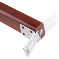 Мебельная ножка квадратная 41x41 мм высота 740 мм венге