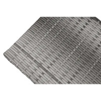 Стол складной Zena 103x74x13 см искусственный ротанг серый