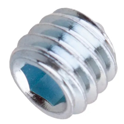 Винт установочный 6x6 мм сталь цвет серебро 4 шт.