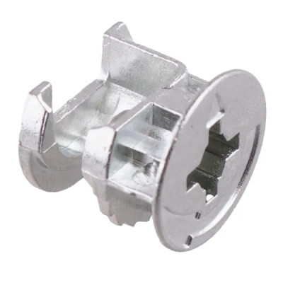 Эксцентрик 18 мм сталь цвет серебро 4 шт.