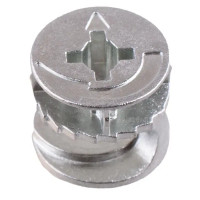 Эксцентрик 18 мм сталь цвет серебро 4 шт.