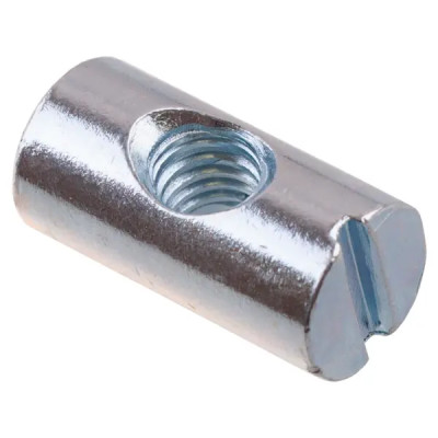 Бочонок 6x20 мм сталь цвет серебро 20 шт.