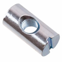 Бочонок 6x20 мм сталь цвет серебро 4 шт.