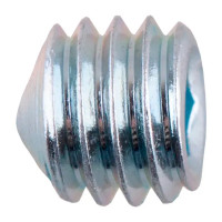 Винт установочный 4x4 мм сталь цвет серебро 4 шт.