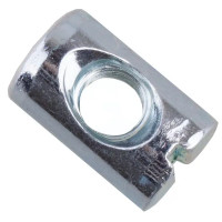 Бочонок 6x12 мм сталь цвет серебро 20 шт.