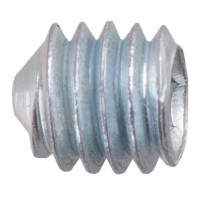 Винт установочный 4x6 мм сталь цвет серебро 4 шт.