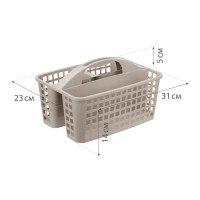 Органайзер полипропилен 23x31x18.5 см цвет капучино