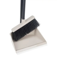 Совок и щетка Ленивка цвет капучино