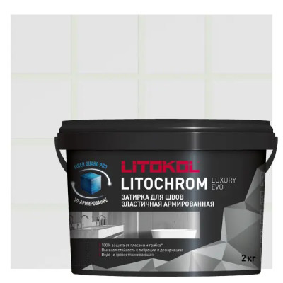 Затирка цементно-полимерная Litokol Litochrom Luxury Evo цвет LLE 376 мятный 2 кг