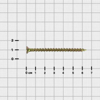 Саморезы по дереву Dilwis оцинкованные 4.2x65 мм 10 шт.