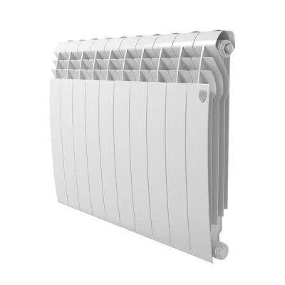 Радиатор секционный Royal Thermo BiLiner B 500/87 10 секций боковое подключение биметалл белый