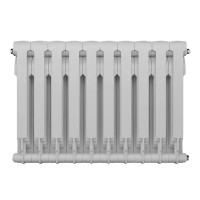 Радиатор секционный Royal Thermo BiLiner B 500/87 10 секций боковое подключение биметалл белый