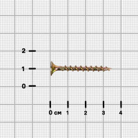 Саморезы по дереву Dilwis оцинкованные 3.5x35 мм 30 шт.