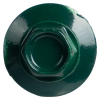 Саморезы по металлу Dilwis с пресс-шайбой со сверлом 5.5x38 мм RAL 6005 70 шт.