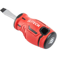 Отвертка прямая Elitech 211104 SL6x38 мм