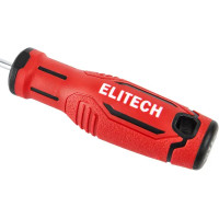 Отвертка прямая Elitech 211101 SL3x75 мм