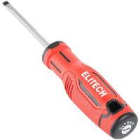 Отвертка прямая Elitech 211102 SL5x75 мм