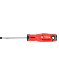 Отвертка прямая Elitech 211105 SL6x100 мм