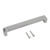 Мебельная ручка-скоба C-38 серебро 160 мм