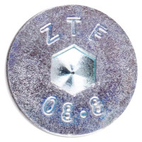 Винт DIN 7991 8x50 мм оцинкованный 6 шт.