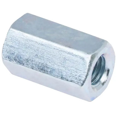 Гайка переходная М12 DIN 6334 сталь оцинкованная 2 шт.