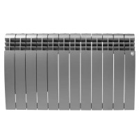 Радиатор секционный Royal Thermo BiLiner B 500/87 12 секций боковое подключение биметалл серый